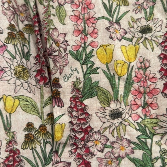 Chufy Forever Patagonia Ushi Mini Dress in Valdes Beige XS Long Sleeve Floral - Picture 11 of 11